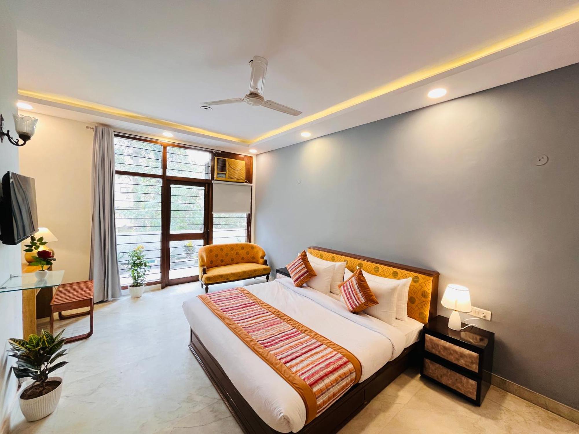 Grove Residency Hauz Khas New Delhi Couple Friendly Hotel Kültér fotó