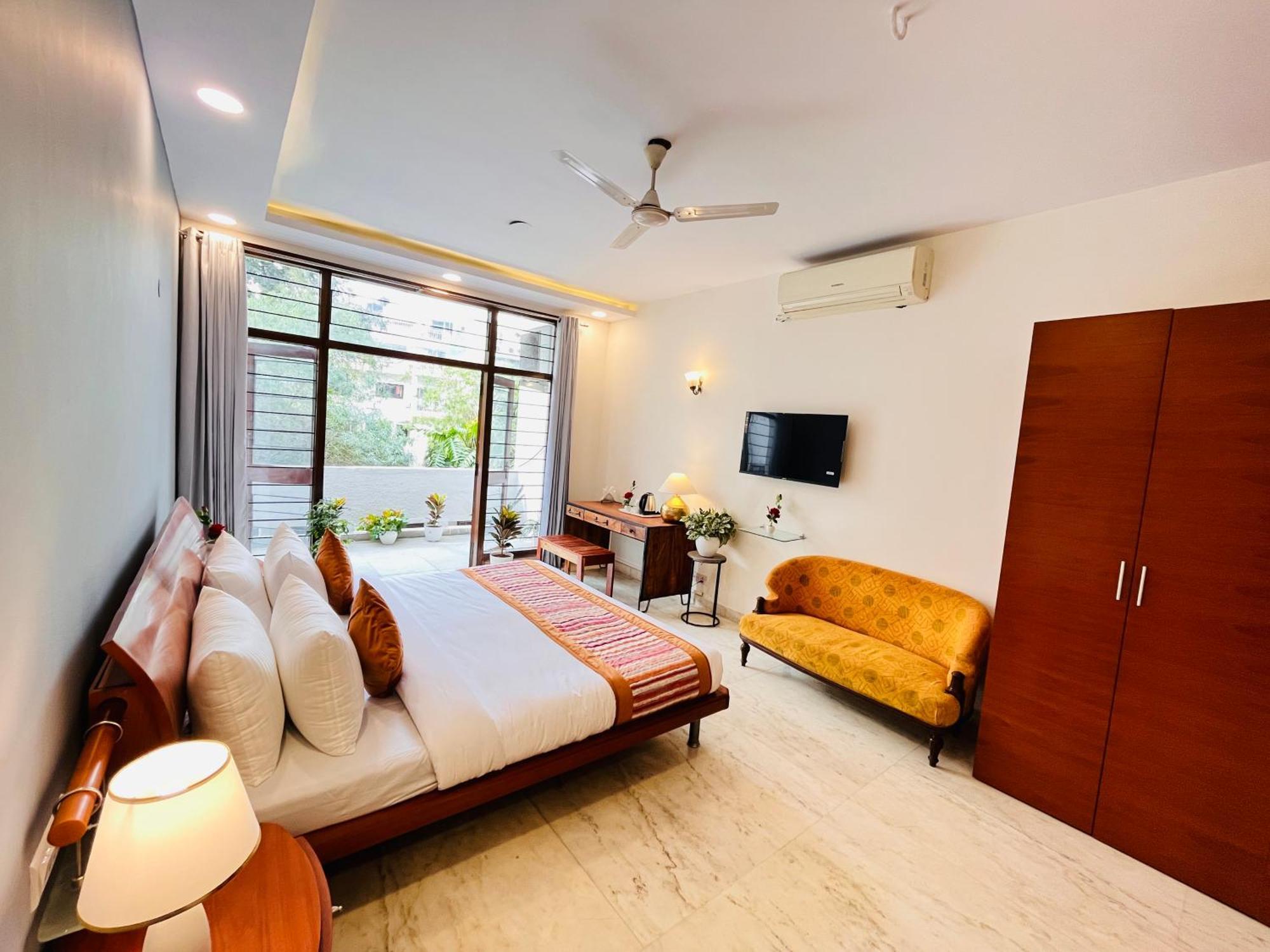 Grove Residency Hauz Khas New Delhi Couple Friendly Hotel Kültér fotó