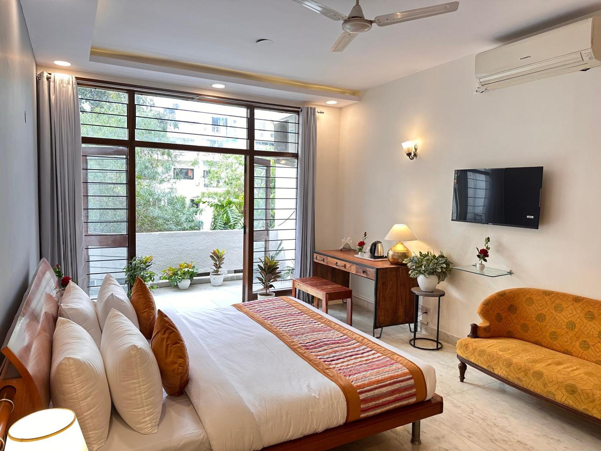 Grove Residency Hauz Khas New Delhi Couple Friendly Hotel Kültér fotó