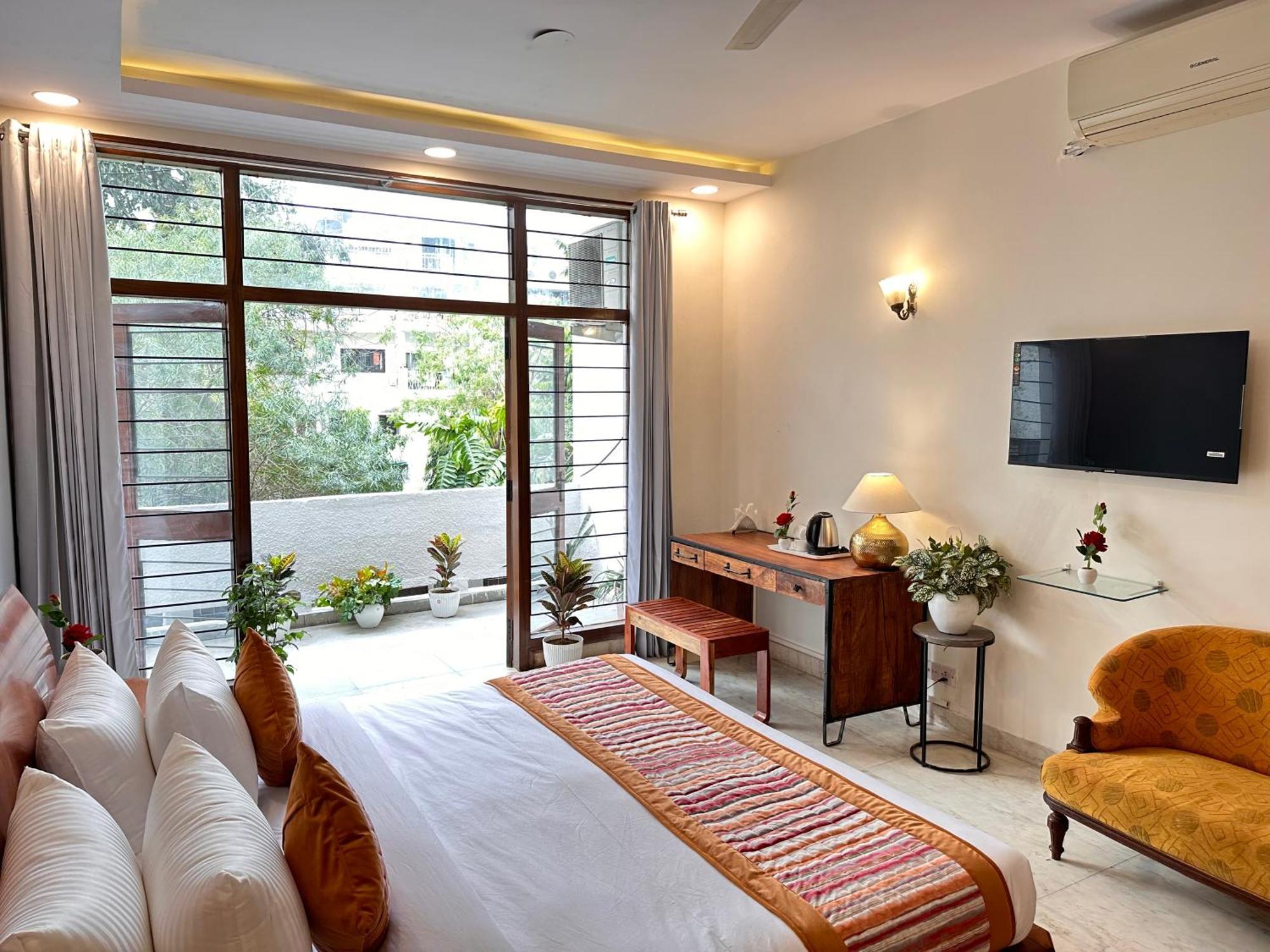Grove Residency Hauz Khas New Delhi Couple Friendly Hotel Kültér fotó